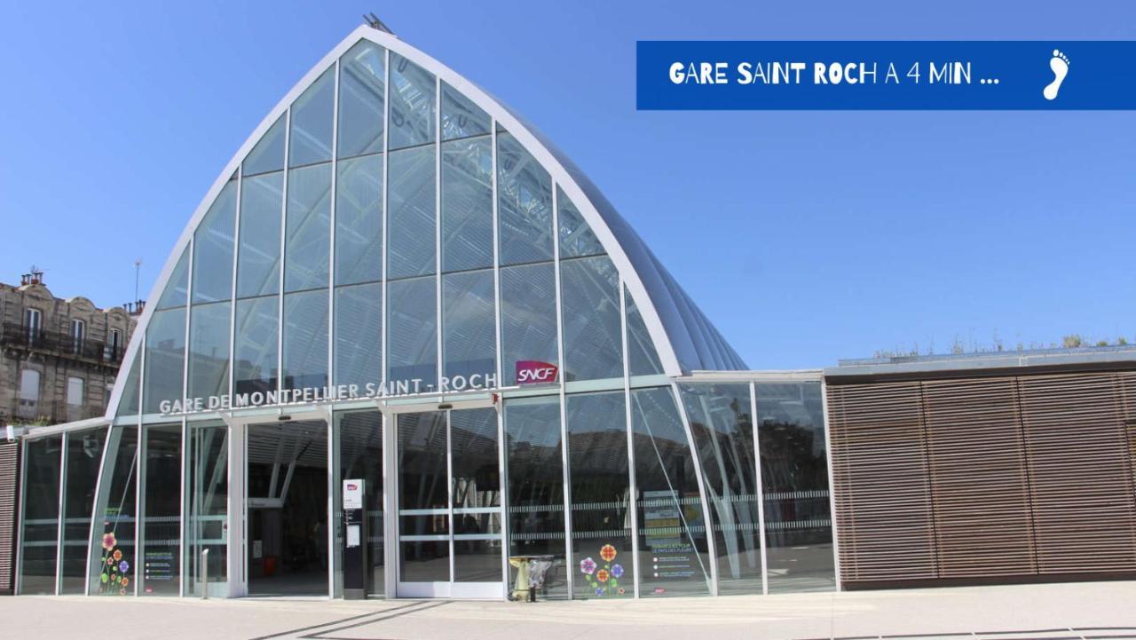 Uncourtsejour - Montpellier Gare - Parking Lejlighed Eksteriør billede